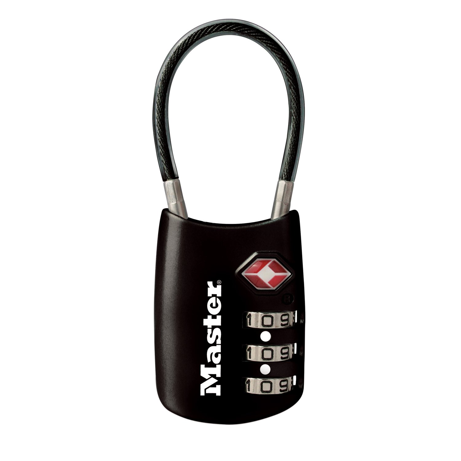 Master Lock TSA-Approved Travel Luggage Locks - Set Your Own Combination, Durable Metal Security Locks for Suitcases, Backpacks & Carry-On Bags | Ideal for Air Travel, Business Trips & Vacation Packing