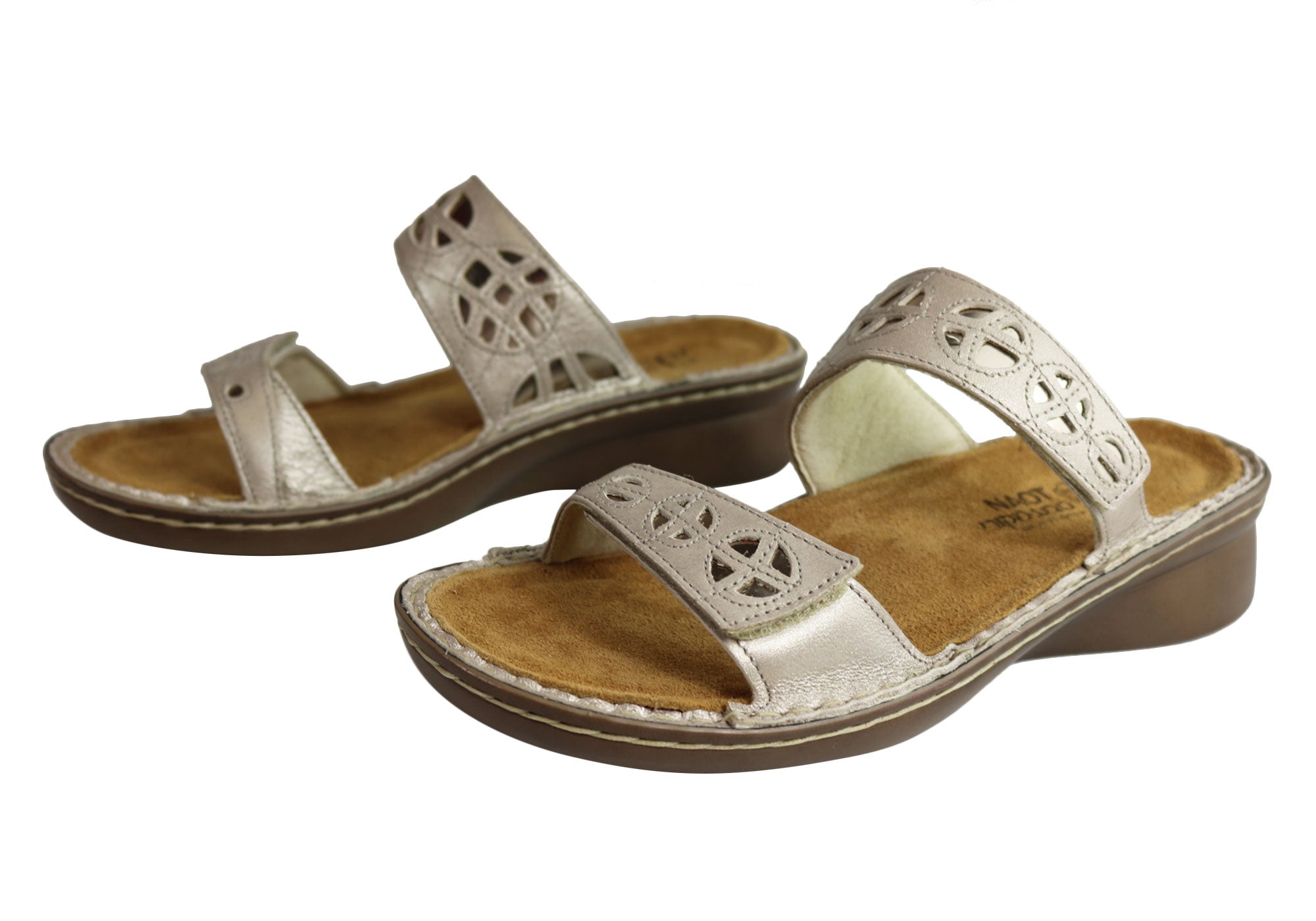 Naot Cornet Women's Comfort Wide Fit Orthotic Friendly Slide Sandals - Perfect for Walking, Travel & Summer Outfits