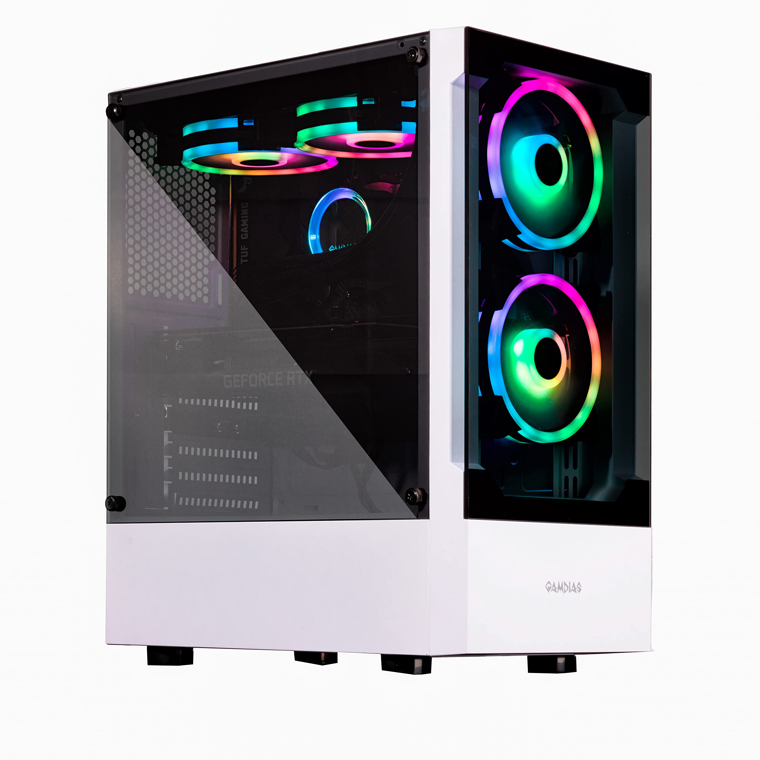 Velztorm Marrox CTO Gaming Desktop PC - AMD Ryzen 7 5800X 8-Core, 32GB DDR4 RAM, 1TB PCIe SSD + 3TB HDD, NVIDIA GeForce RTX 3070 Ti 8GB, WiFi, RGB Fans, 750W PSU - High Performance Gaming & Streaming PC for Esports, VR, and 4K Gaming (Windows 10 Home)