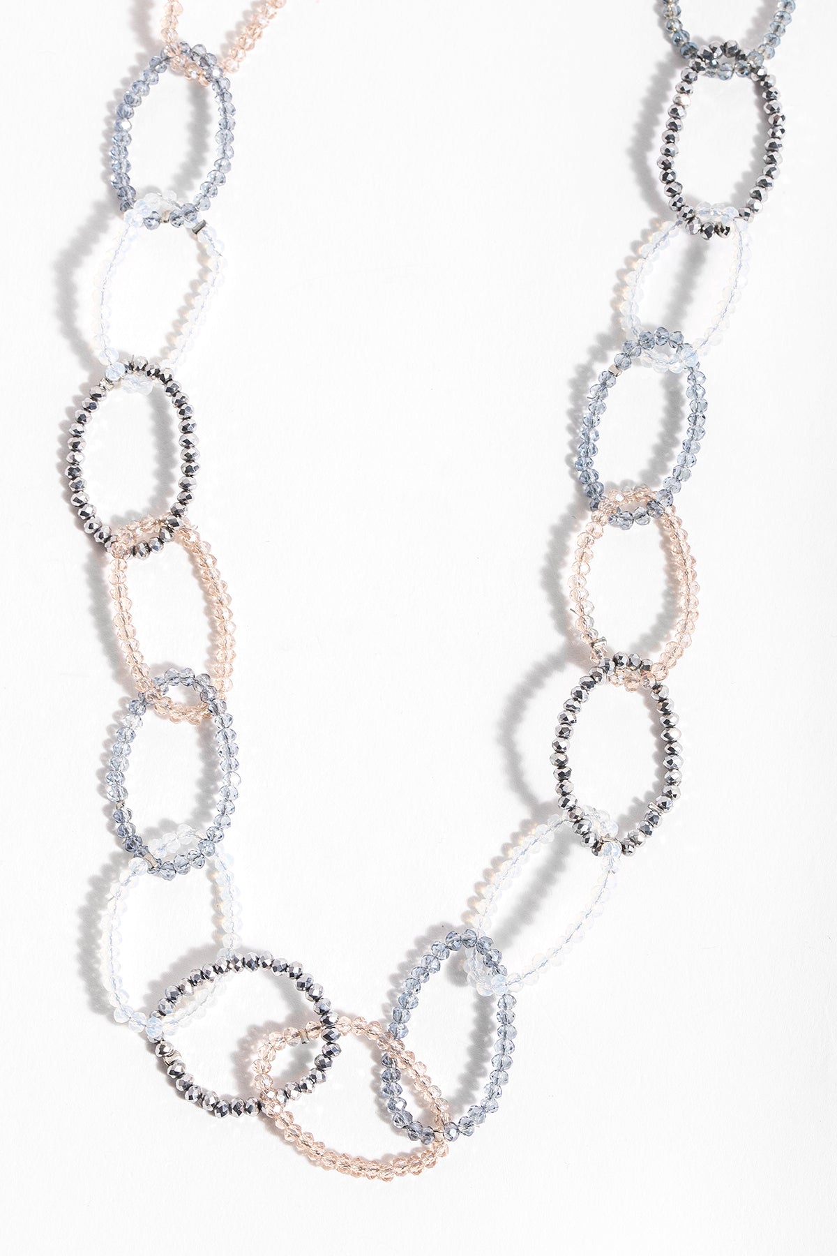 Elegant Sampark Oval Linked Collar Necklace for Women - Sterling Silver Choker Jewelry for Party, Wedding & Evening Wear