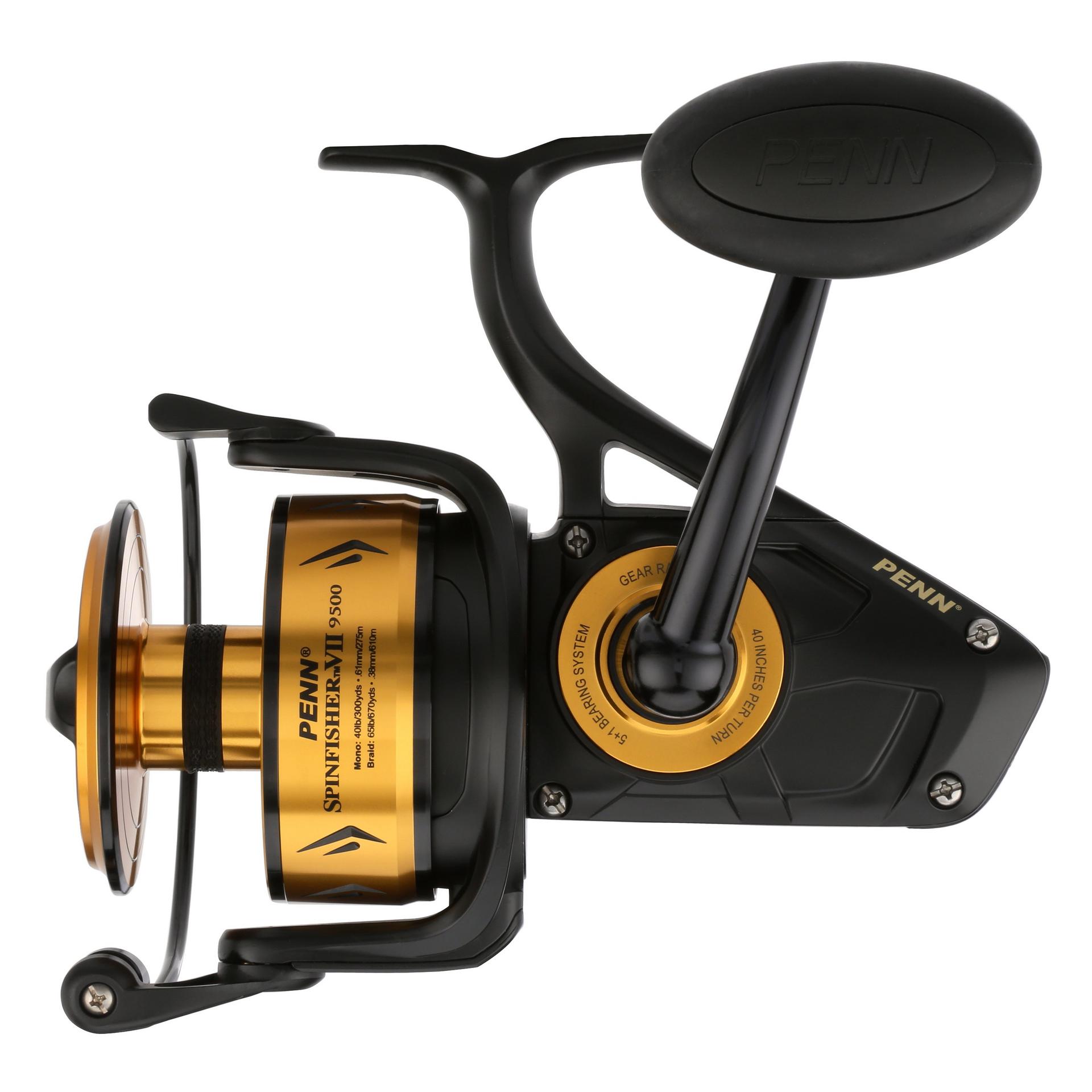 Penn Spinfisher VII Spinning Fishing Reel - Saltwater & Freshwater Resistant, Smooth Drag System - Perfect for Surf Fishing, Pier Fishing & Offshore Angling