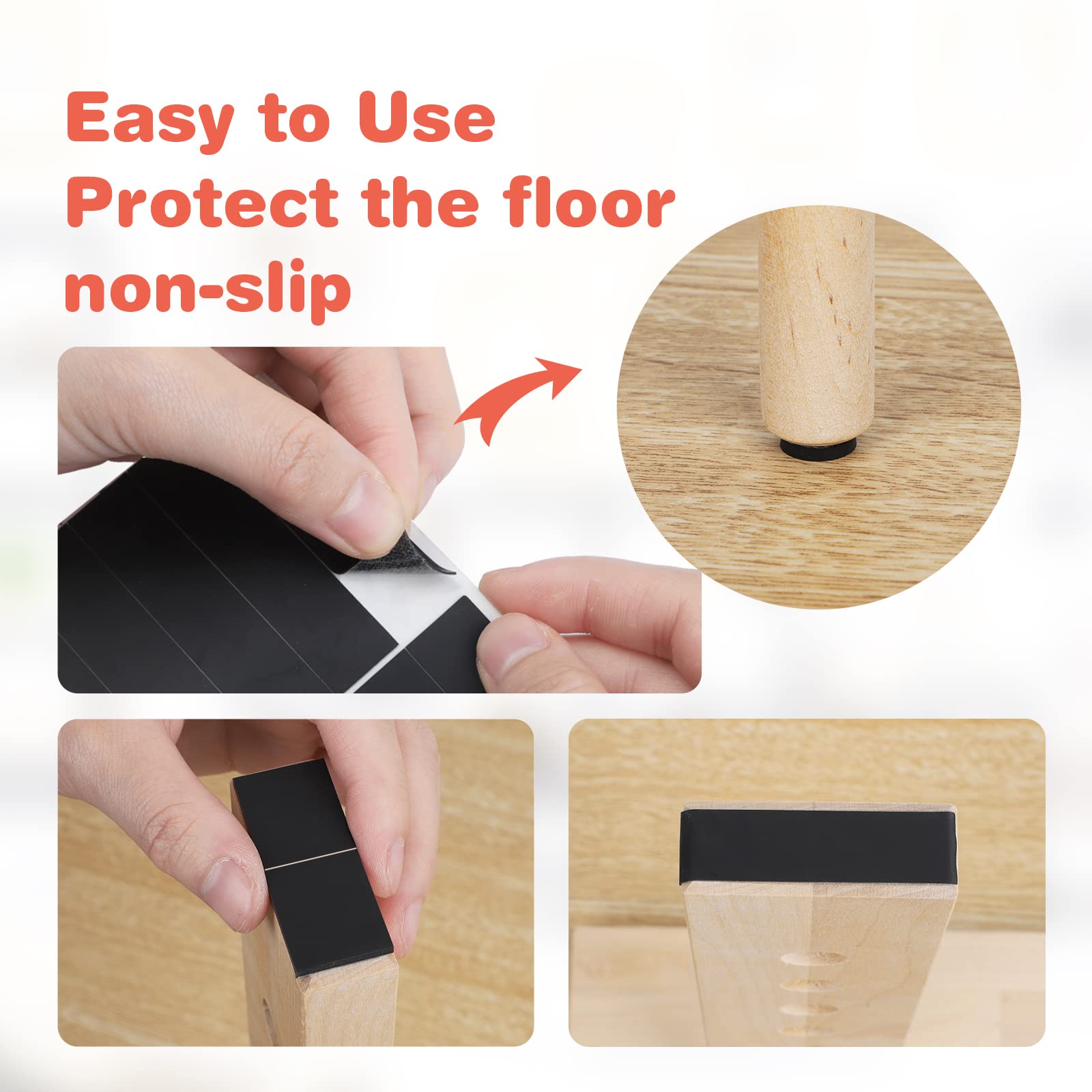 3M Adhesive Furniture Silicone Bumper Pads - 0.39