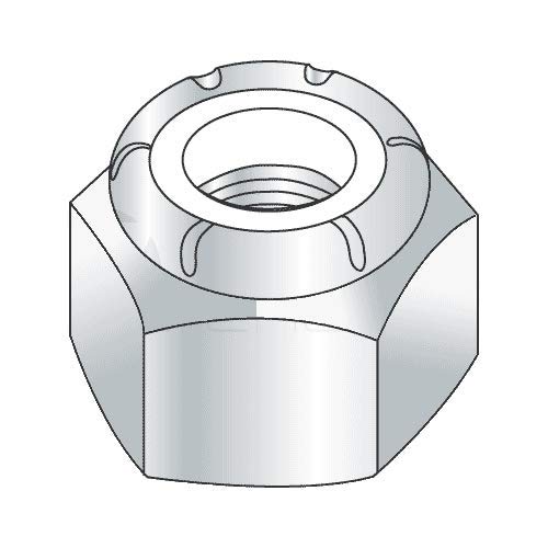 M3-0.50 Nylon Insert Lock Nut DIN 982 | Metric Class 8 Steel Zinc Plated (5000pcs) | Vibration-Resistant Fastener for Automotive, Machinery & Industrial Applications