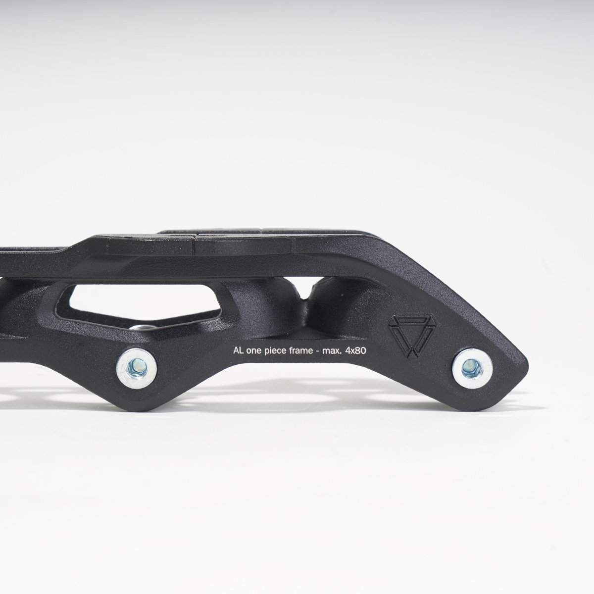 Powerslide Elite Casted Frame 4x80mm Inline Skates with Trinity Mount - Black | High-Performance Urban Skating & Fitness Rollerblades for Adults