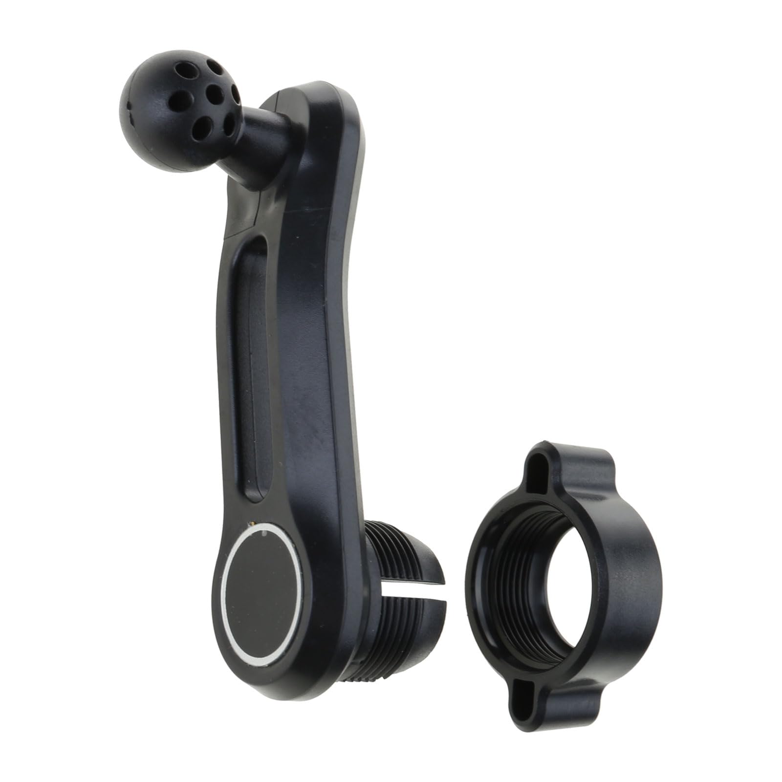 17mm Round Mount Arm Extension Rod Joint Connector Adapter - Universal Car Phone Holder Clamp for iPhone, Samsung & Smartphones - Perfect for Air Vent Cradles & Dashboard Mounts - Durable & Adjustable Car Accessory for Hands-Free Driving & Navigation