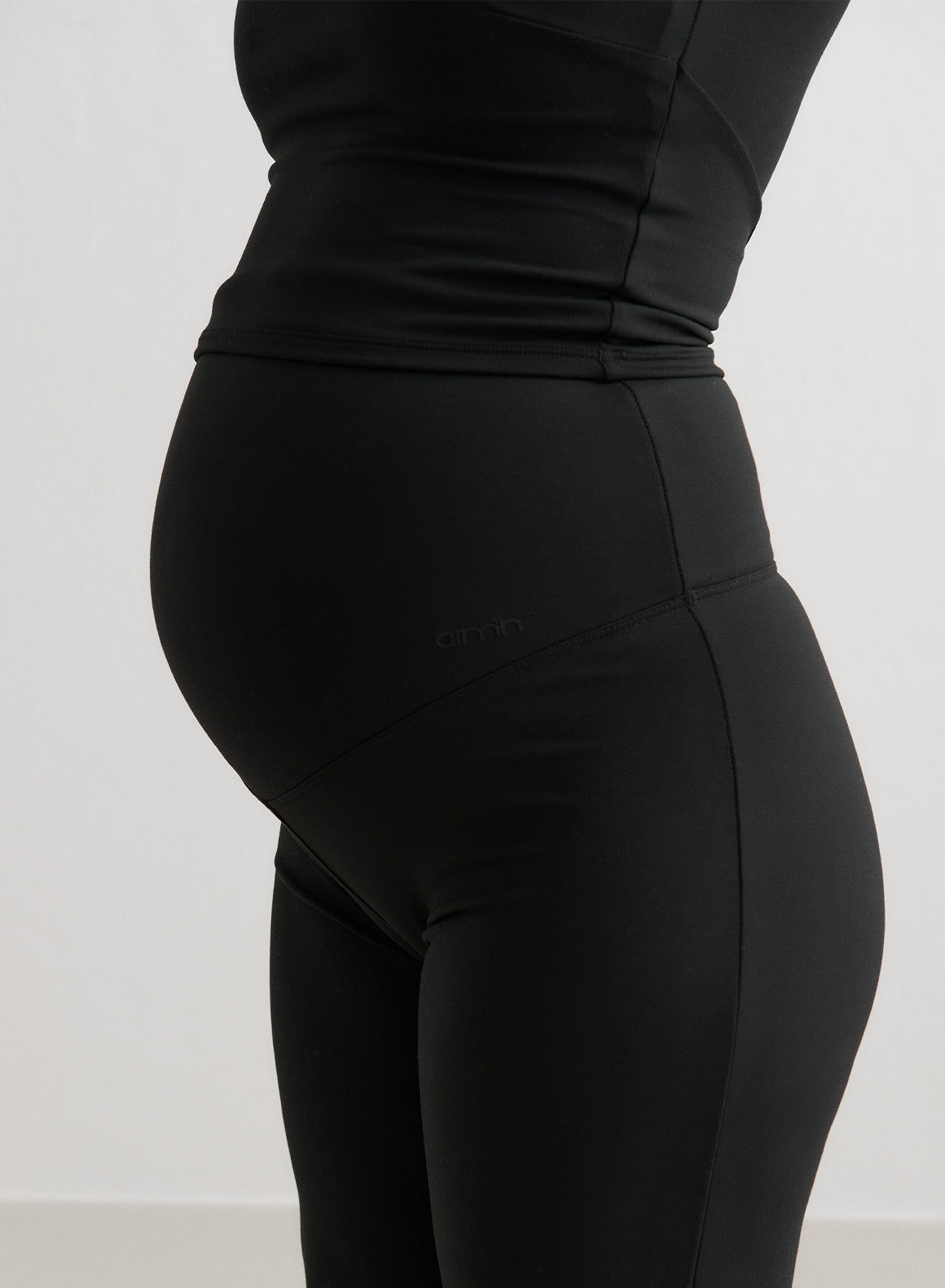 Black Sense Maternity Wide Leg Pants - Comfortable Stretch Pregnancy Pants for Women - Perfect for Work, Travel & Everyday Wear
