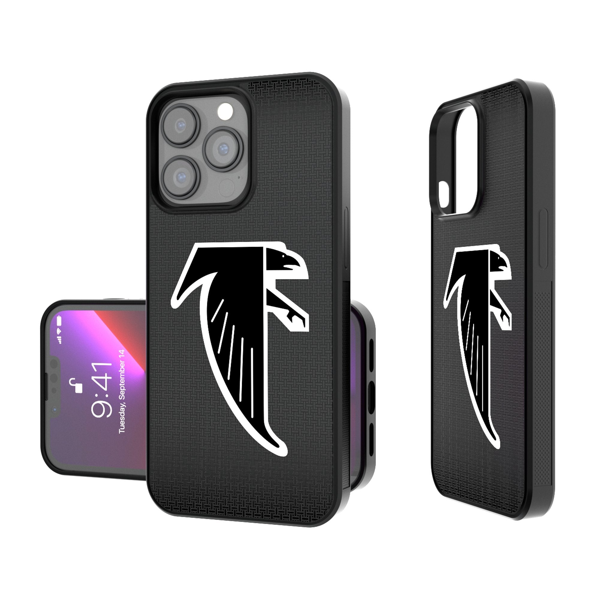 Atlanta Falcons Classic Linen Bump Phone Case - Durable Protective Cover for iPhone & Samsung - Perfect for Game Day & Everyday Use