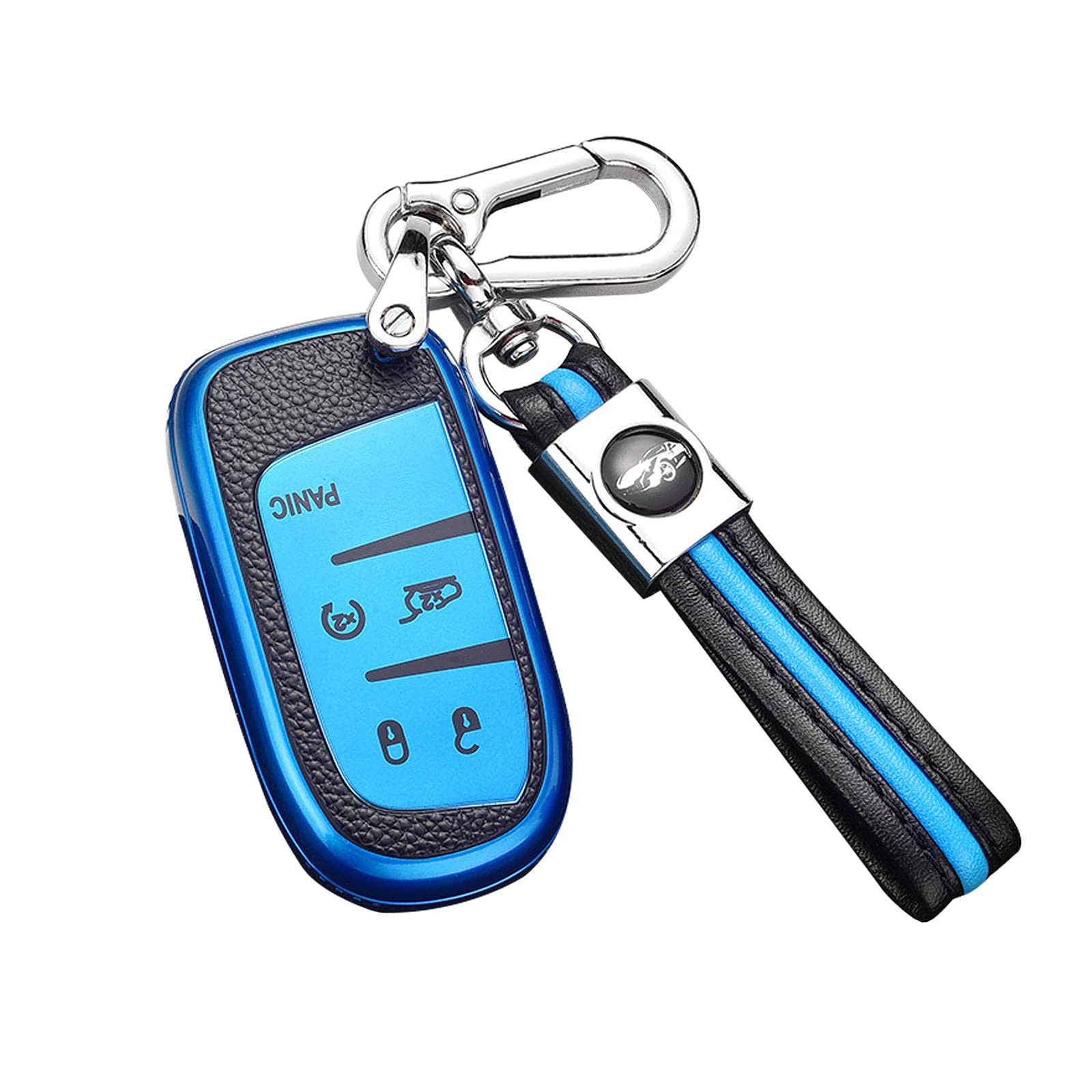 ShuDay Car Keychain for Jeep Grand Cherokee Dodge Charger Challenger - Durable Metal Key Chain for Jeep & Dodge Owners - Perfect for Everyday Use, Gifts & Car Enthusiasts