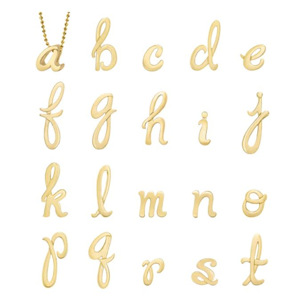 14K Yellow Gold Alex Woo Little Autograph Pendant Necklace - Elegant Personalized Jewelry Gift for Women, Perfect for Anniversaries, Birthdays & Special Occasions