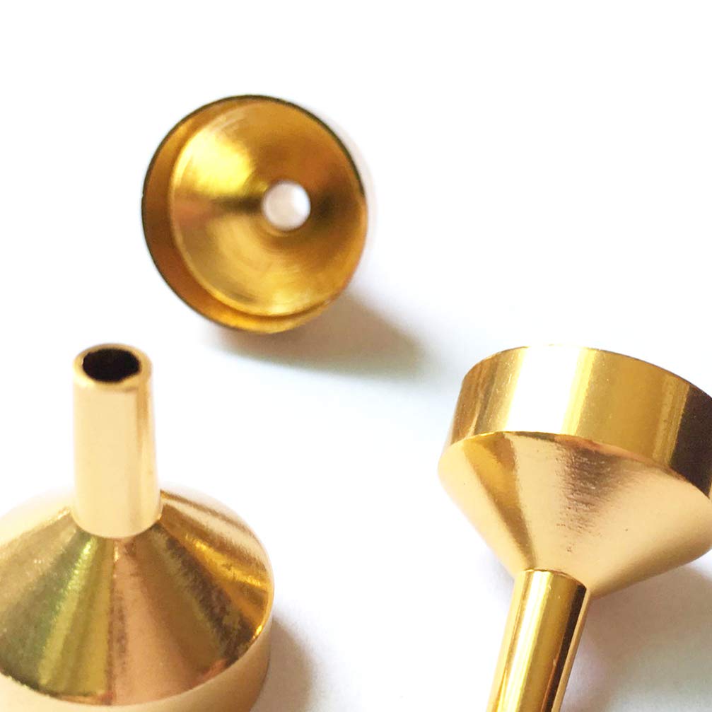 Milisten 5-Piece Stainless Steel Mini Funnel Set - Small Metal Liquid Transfer Funnels for Essential Oils, Kitchen, Lab & Household Use | Perfect for Bottles, Vials & Flasks