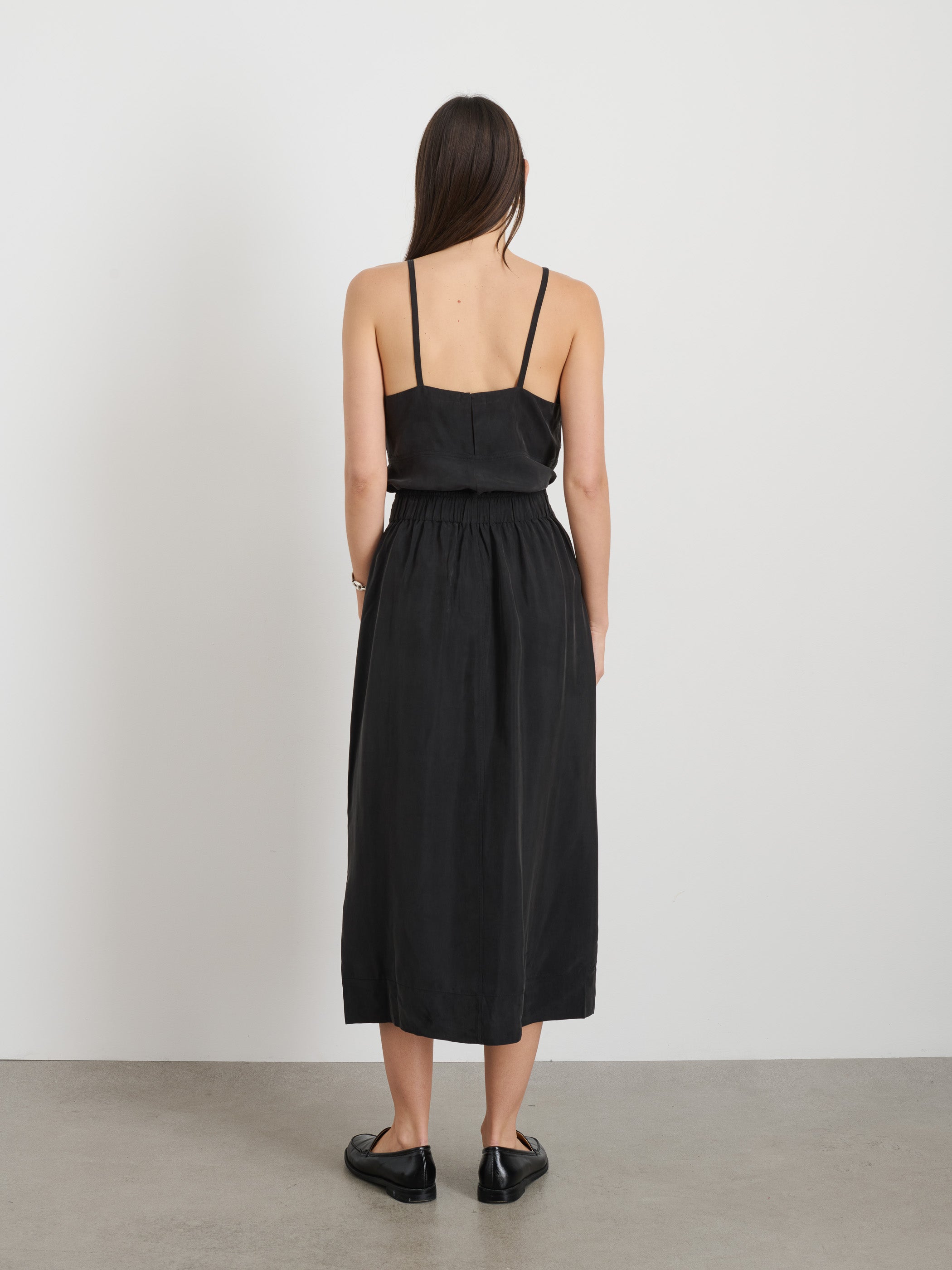 Mia Cupro Skirt - Women's Flowy A-Line Midi Skirt for Summer & Casual Wear | Perfect for Office, Date Night & Vacation Outfits