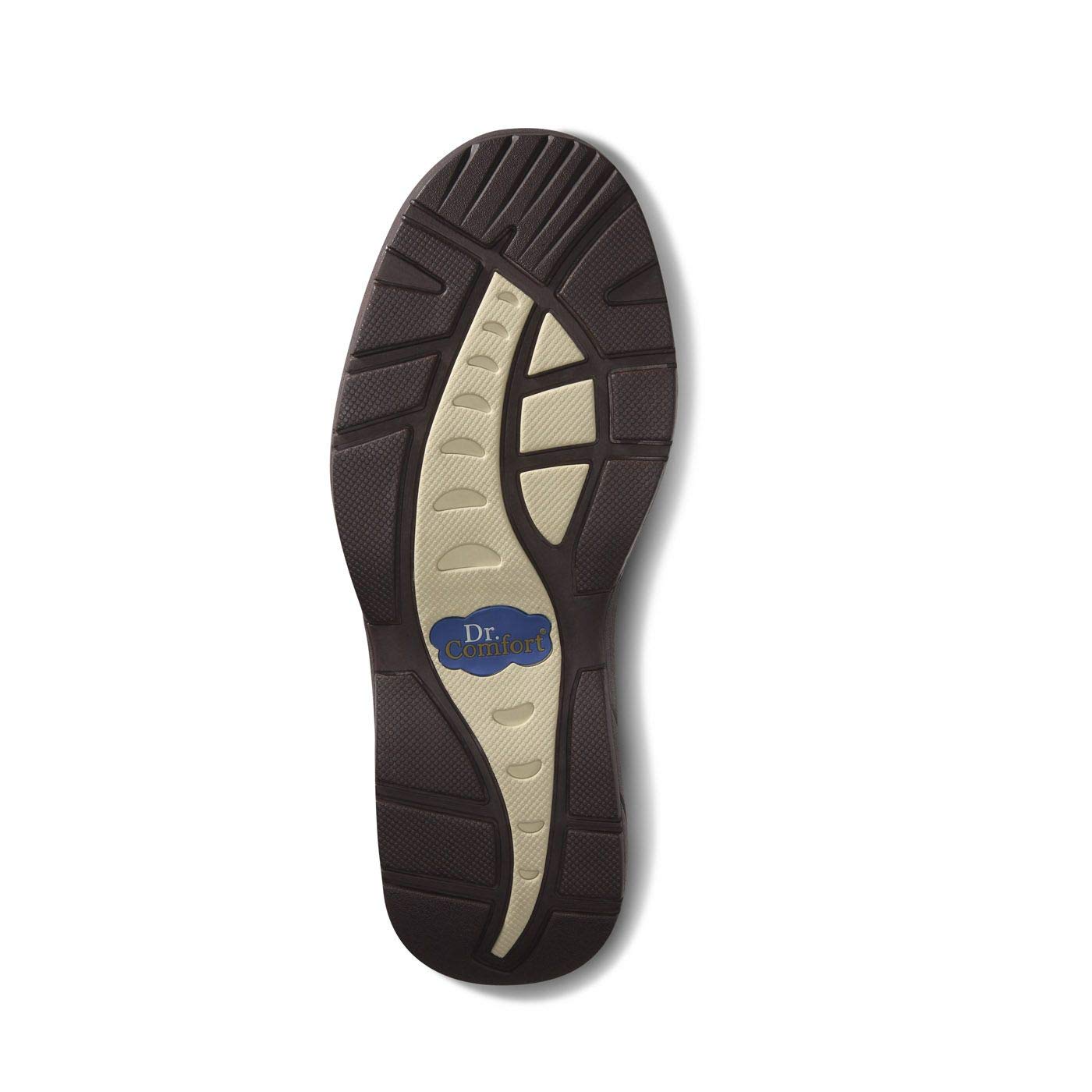 Dr. Comfort Justin Men's Therapeutic Diabetic Extra Depth Shoes - Leather Lace-Up Design for Foot Pain Relief & Swelling - Ideal for Daily Wear, Walking & Diabetic Foot Care
