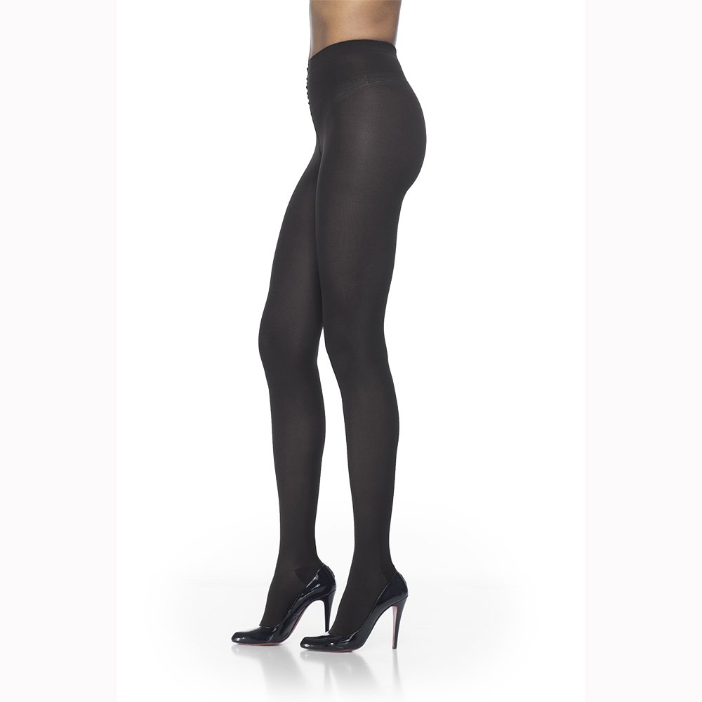 SIGVARIS Women's SOFT OPAQUE 840 Open Toe Compression Pantyhose 15-20mmHg - Medical Support Stockings for Varicose Veins & Swelling Relief, Perfect for Travel, Work & Daily Comfort
