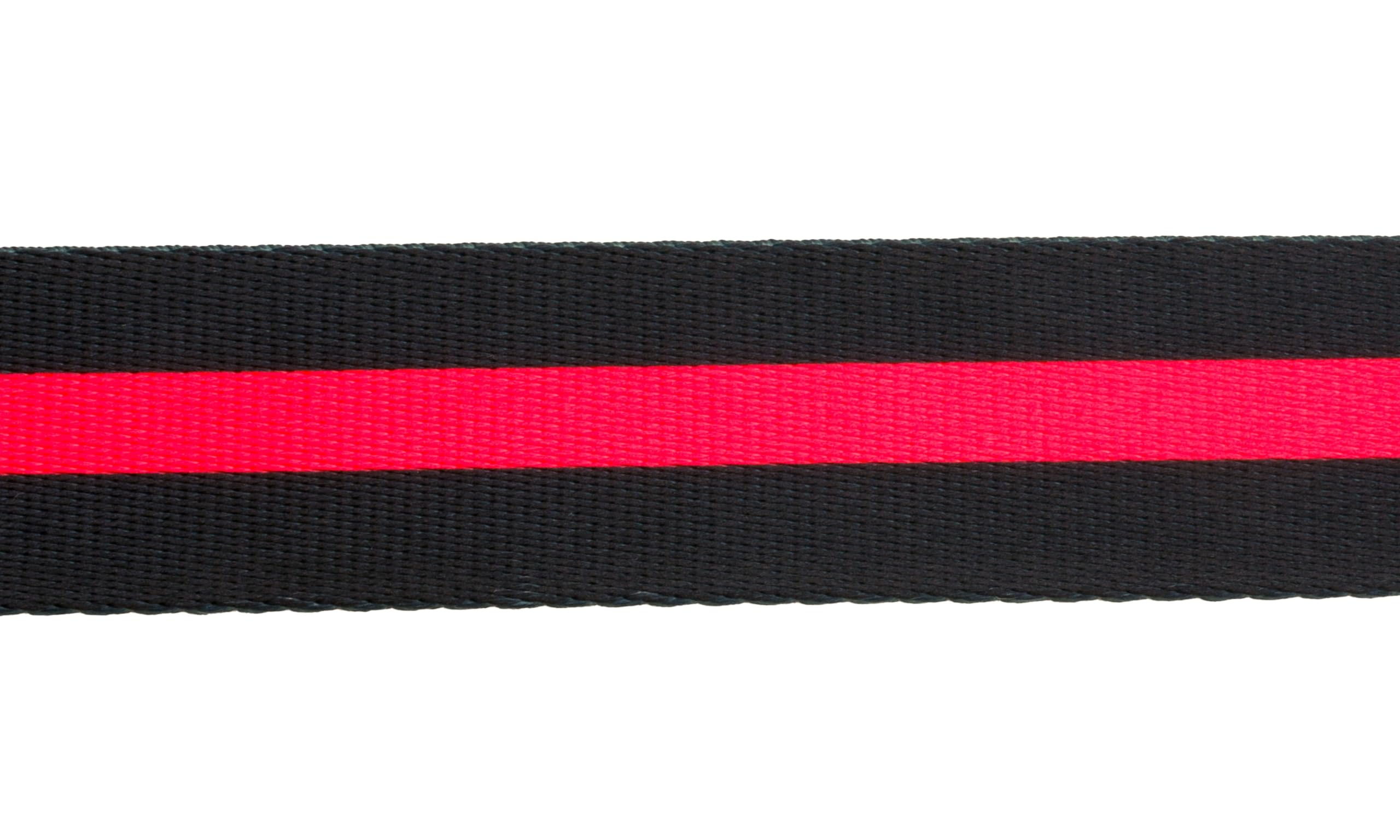 Country Brook Design - Thin Red Line Polyester Webbing for Firefighter Support, First Responder Gear & Patriotic Accessories | Durable, Lightweight & Versatile for Bags, Keychains & DIY Projects