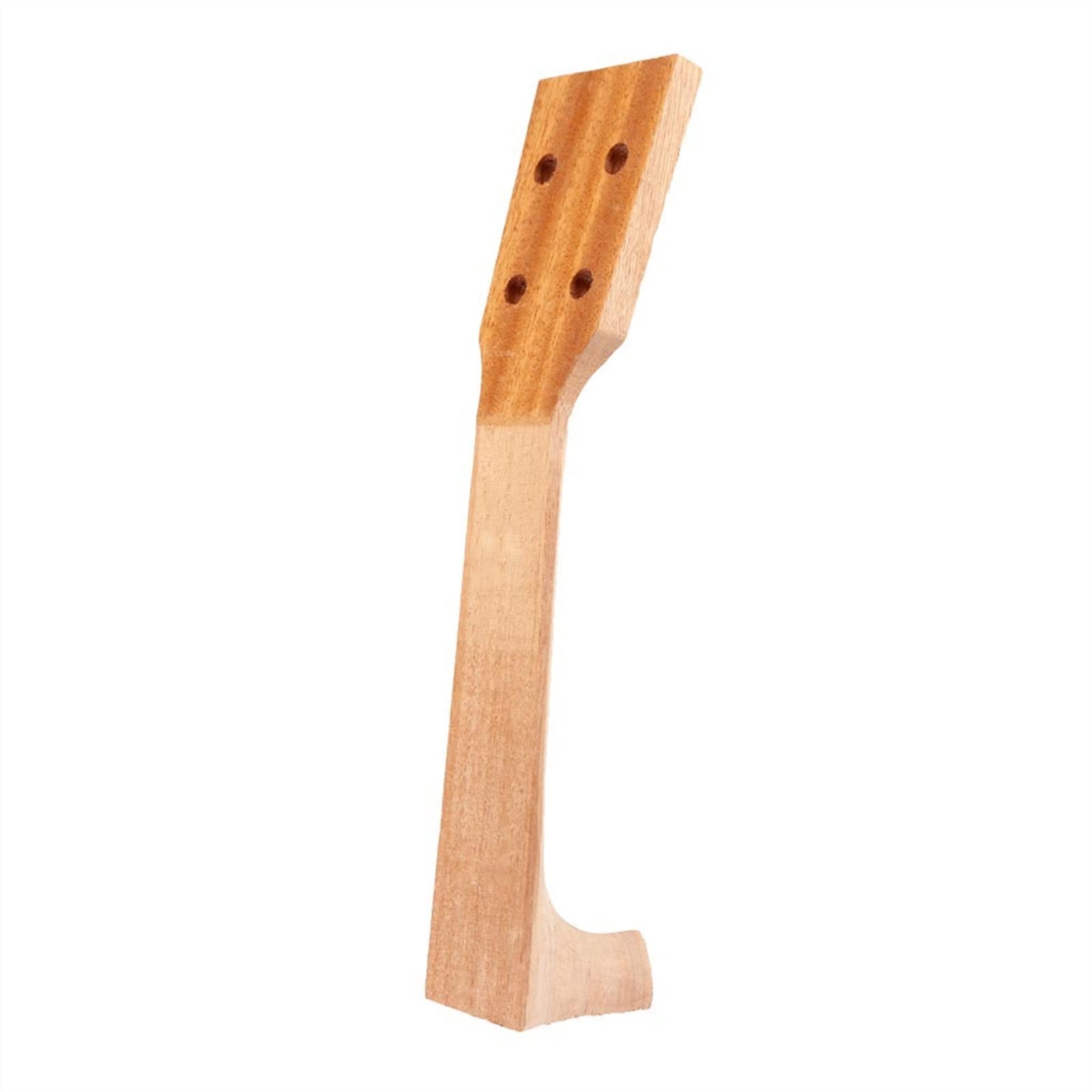 Unfinished DIY Ukulele Neck for 21 Inch Ukulele & Electric Guitar Replacement Parts - Perfect for Luthiers, Musicians & DIY Instrument Repair Projects