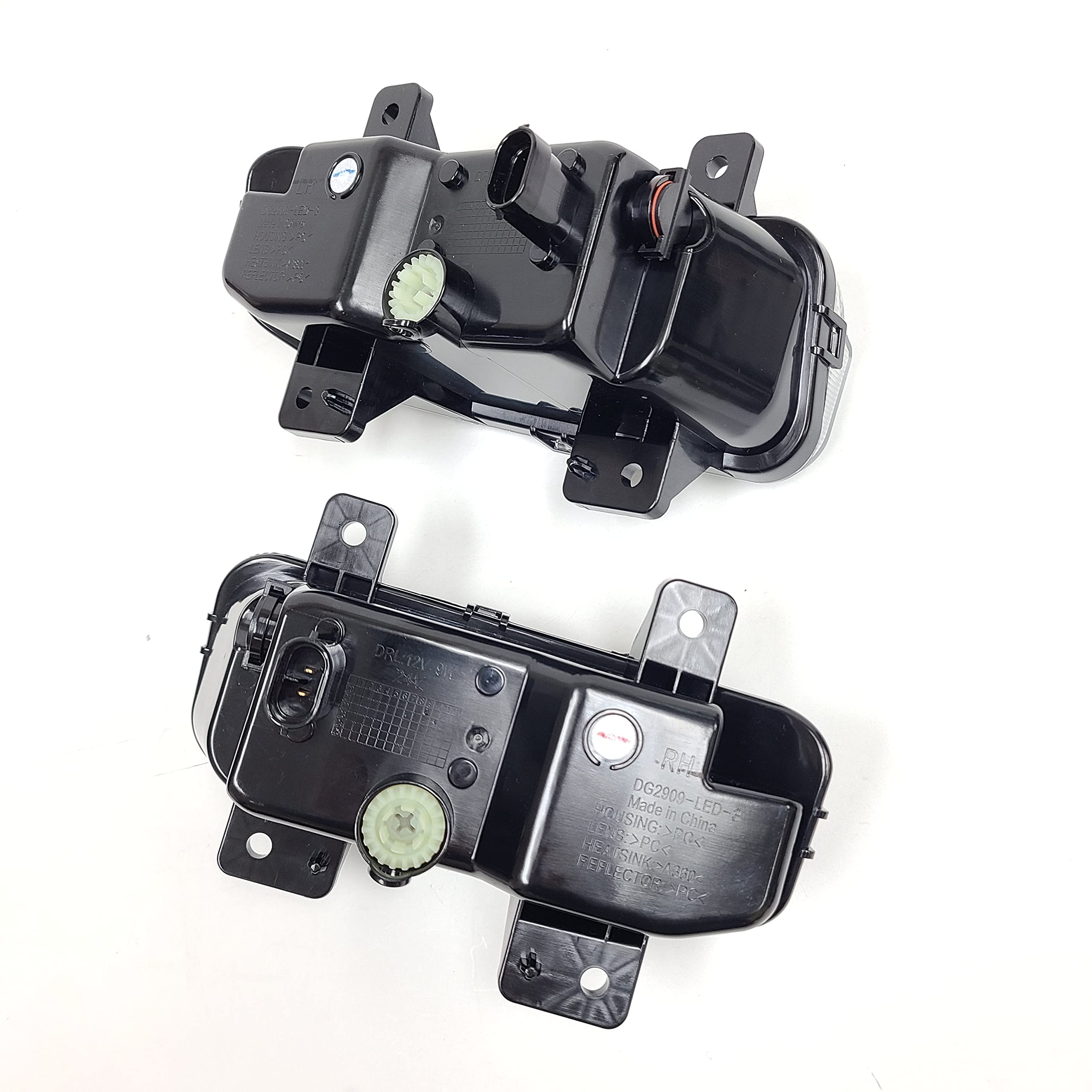 LED Fog Lights Kit for 2019-2024 Ram 2500 3500 - OE Style Clear Lens, Built-In LED, Mounting Brackets & Wiring Harness - Perfect for Off-Roading, Night Driving & Bad Weather Conditions