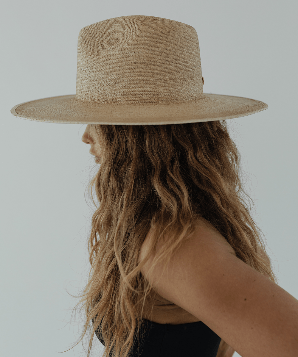 Cara Loren Women's Straw Hat - Wide Brim Sun Hat for Beach, Summer, and Outdoor Activities | UPF 50+ Sun Protection | Boho Fashion Accessory