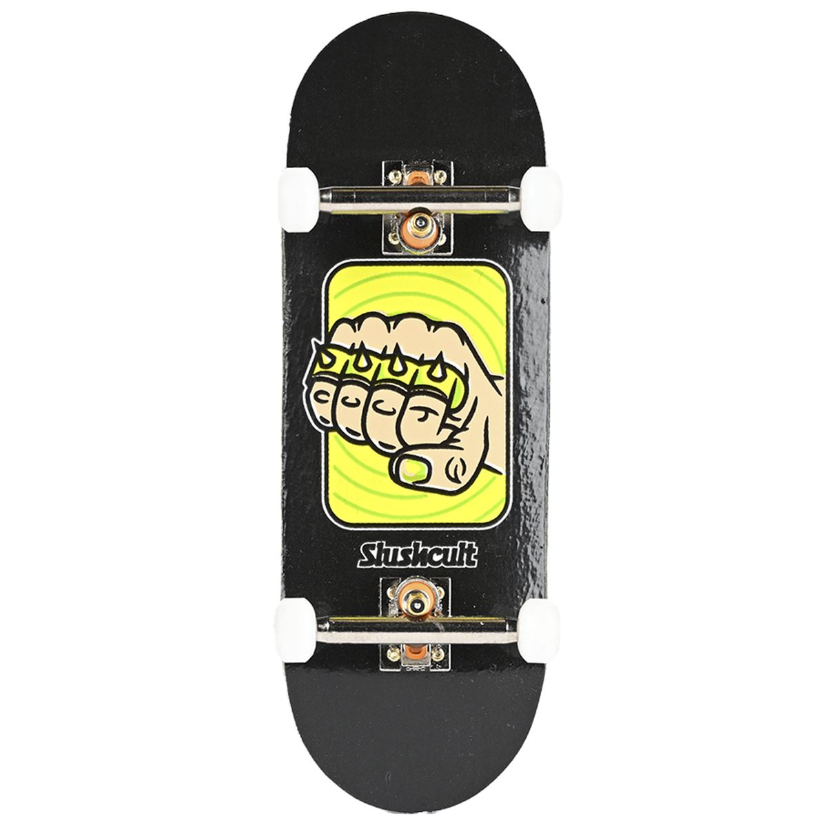 Blackriver 7 Ply Fingerboard Complete with Slushcult Knuckles - Professional Mini Skateboard for Finger Tricks & Training - Perfect for Skateboard Enthusiasts & Beginners at Home, Office, or School