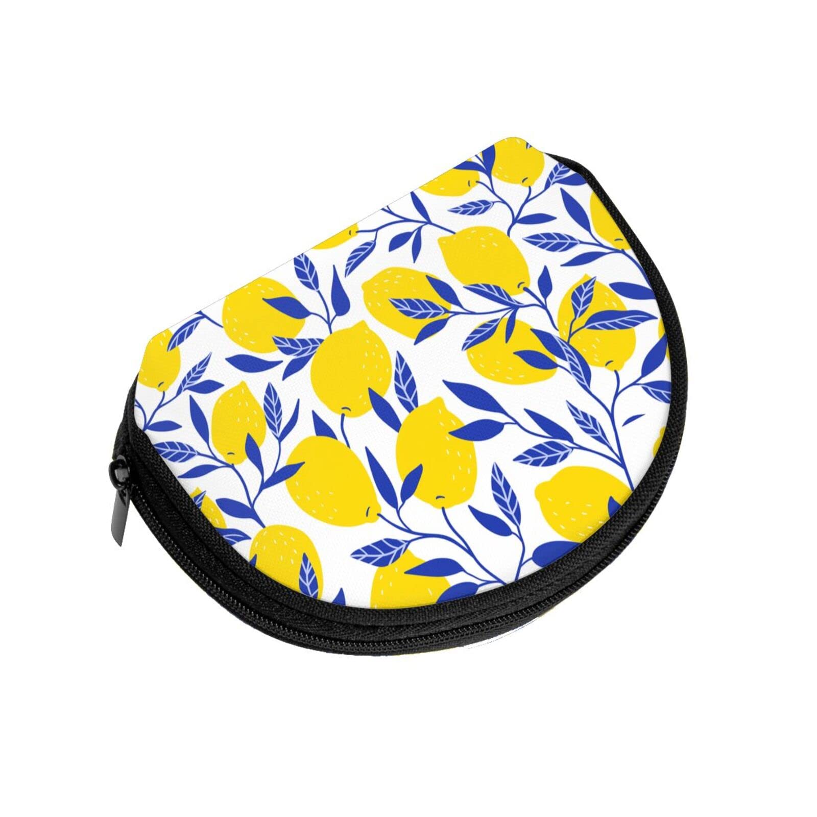 Tie Dye Half Moon Cosmetic Bag for Women - Small Travel Makeup Pouch with Cute Print | Perfect for Toiletry Organizer, Gym Essentials & Vacation Accessories