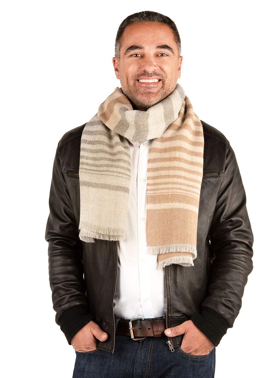 Soft & Warm Baby Alpaca Oversized Scarf - 100% Natural Eco-Friendly Alpaca Wool - Perfect for Winter, Travel & Fashion Accessories
