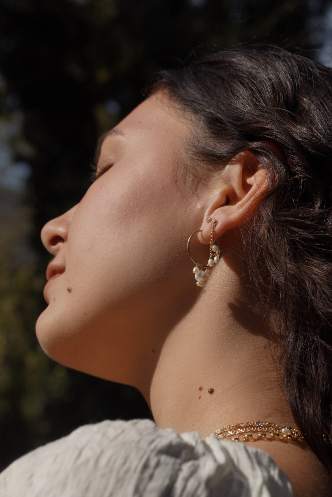 Wholesale Angelina Hoops - Trendy Gold/Silver Dangle Earrings for Women | Perfect for Parties, Weddings & Everyday Wear
