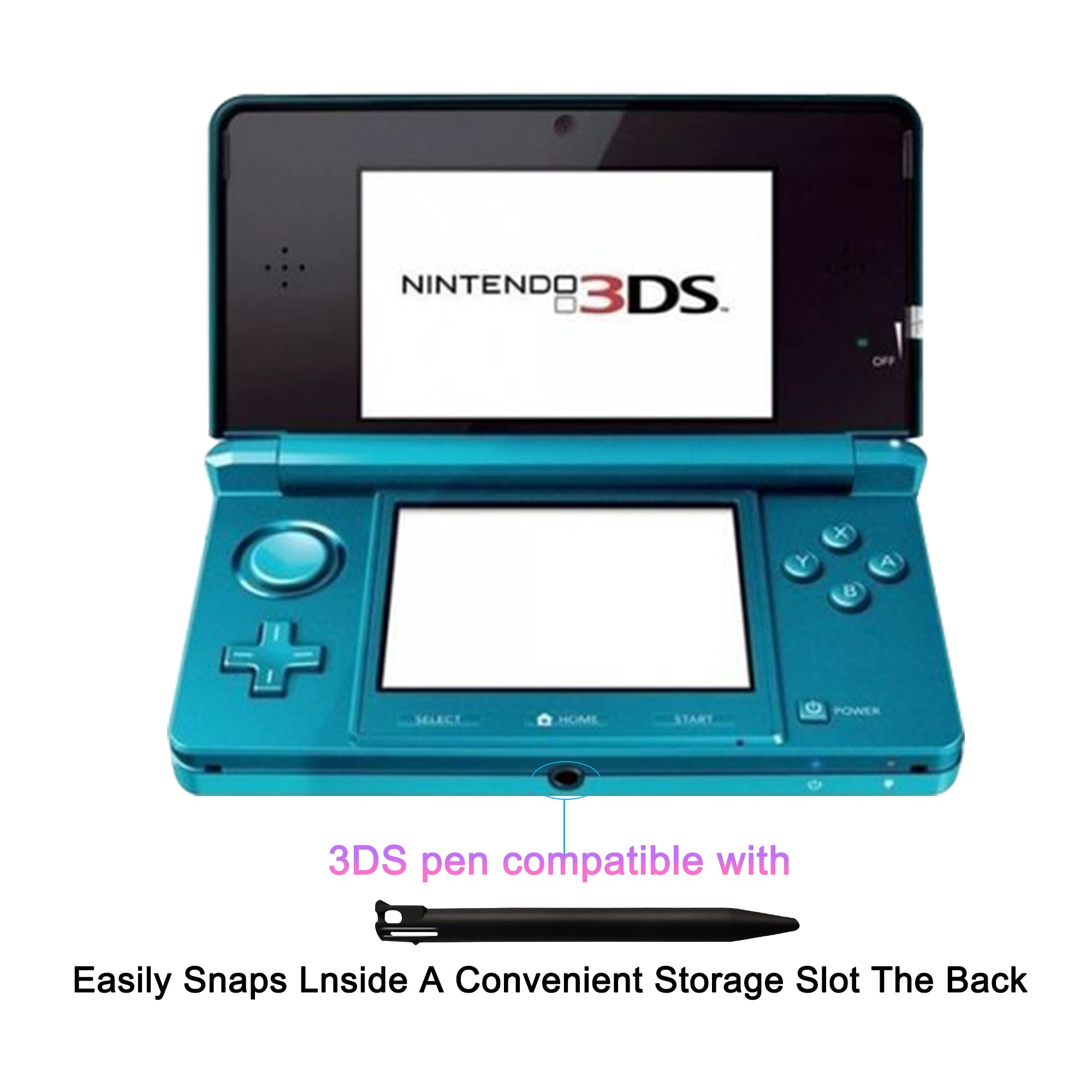 Nintendo 3DS Charger Kit - AC Power Adapter & Stylus Pen Set - Wall & Travel Charger with 100-240V Power Cord - Perfect for Gaming On-The-Go & Home Entertainment