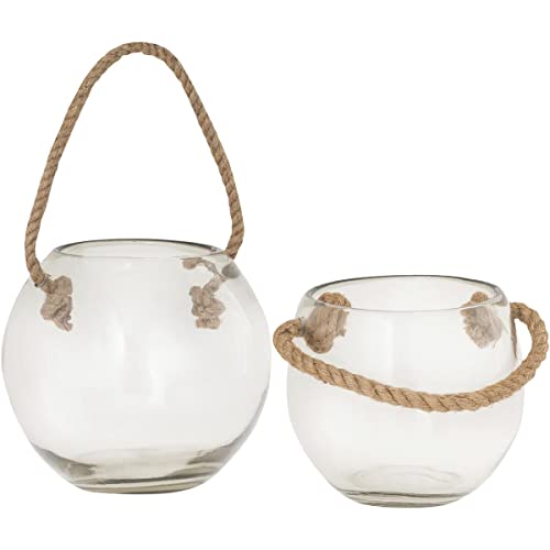 Rustic Set of 2 Outdoor Luminarias - Handcrafted Mexican Tin Candle Holders for Patio, Garden, and Pathway Lighting Decor