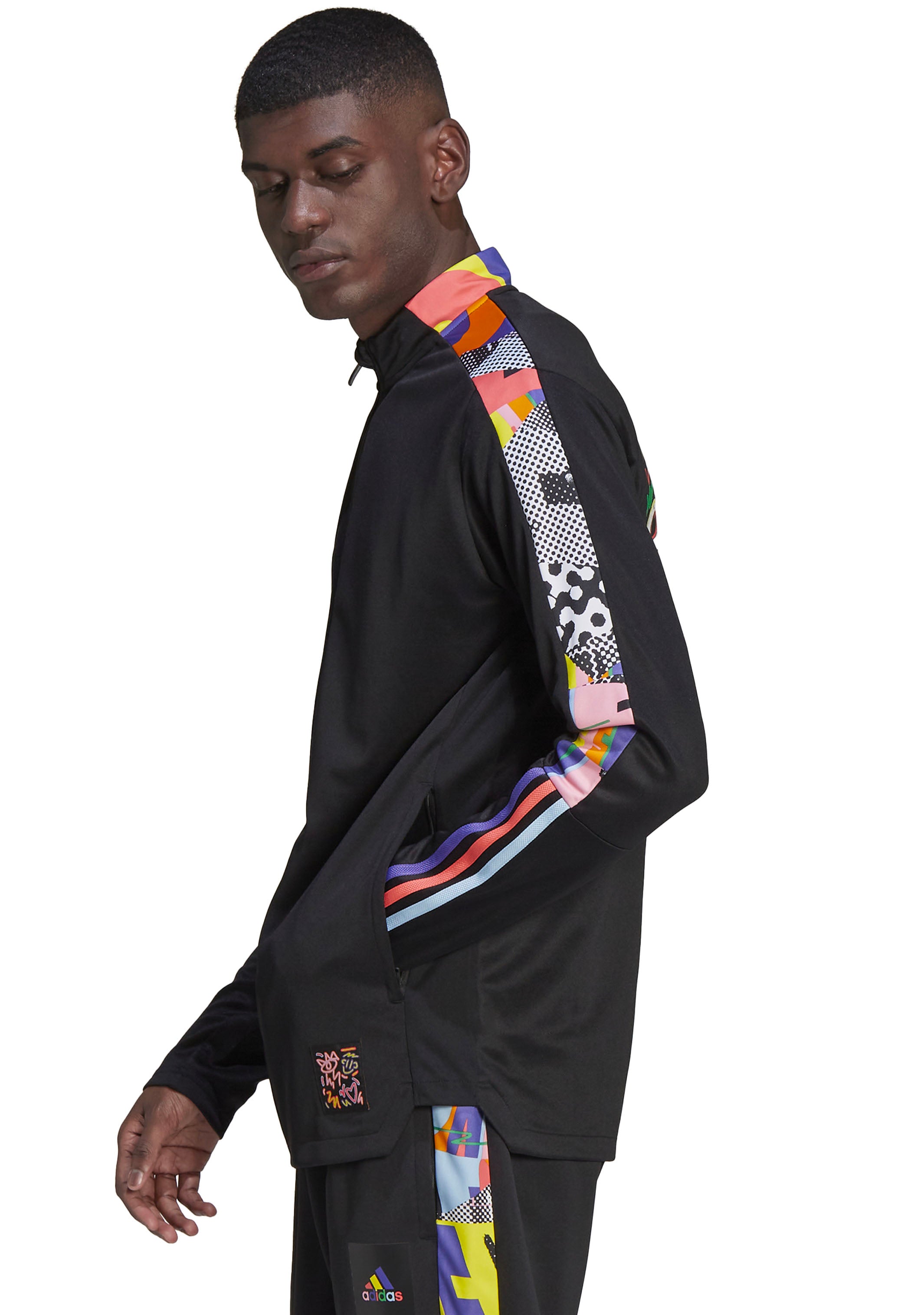 Adidas Men's Tiro Pride Track Jacket - Lightweight Training Jacket for Running & Soccer - Gym Workout & Outdoor Sports Apparel