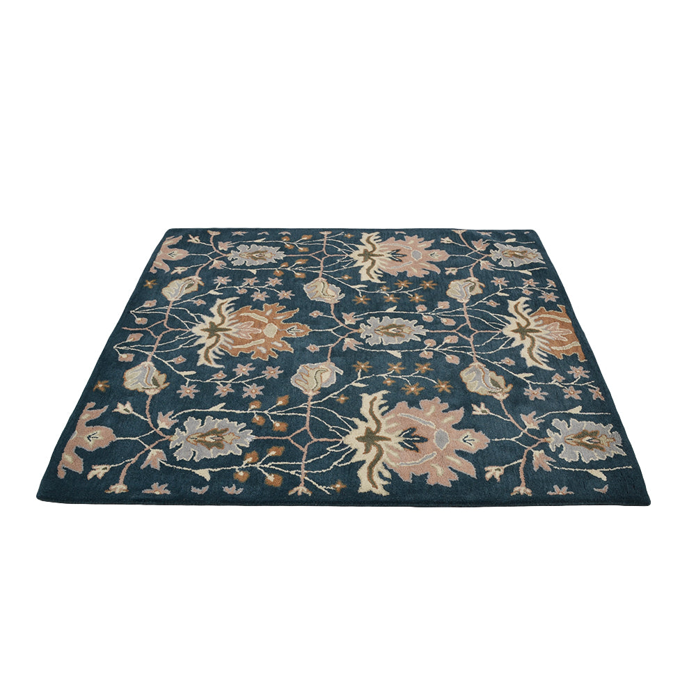Jacob's Ladder Hand Tufted Wool Rug - Soft & Durable Non-Slip Area Rug for Living Room, Bedroom, Nursery | Perfect for Home Decor & Cozy Spaces
