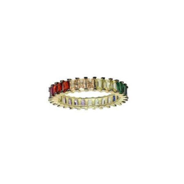 Stylish Multi-Colored Baguette Band Bracelet - Trendy Stackable Beaded Jewelry for Women | Perfect for Casual Wear, Layering & Gift Giving