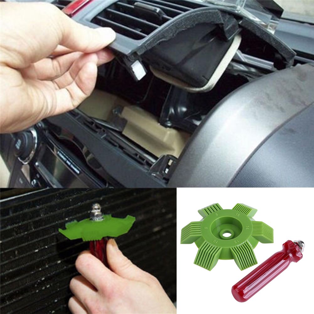 TOPCINCN Car AC Radiator Condenser Fin Comb Straightener Tool - Repair & Maintain Air Conditioning System for Smooth Cooling Performance | Perfect for DIY Auto Mechanics & Professional Technicians
