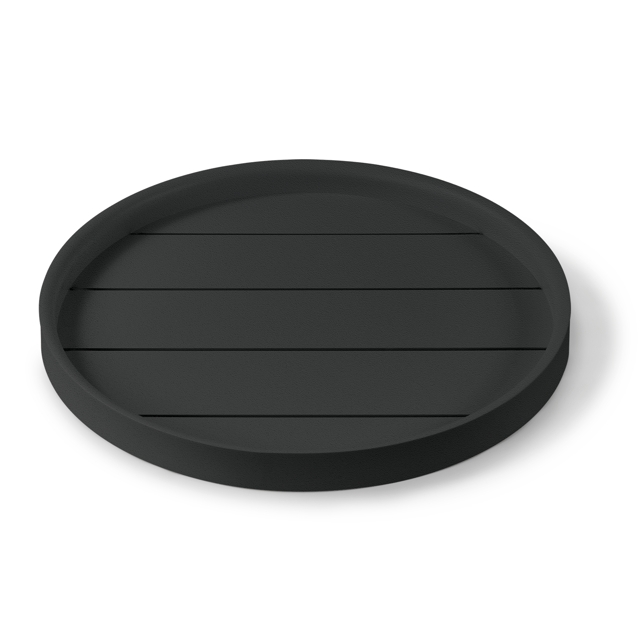 Premium Aluminum Round Serving Tray 24 Inch - Elegant Party Platter for Entertaining, Dining & Home Decor | Rustproof & Lightweight for Indoor/Outdoor Use