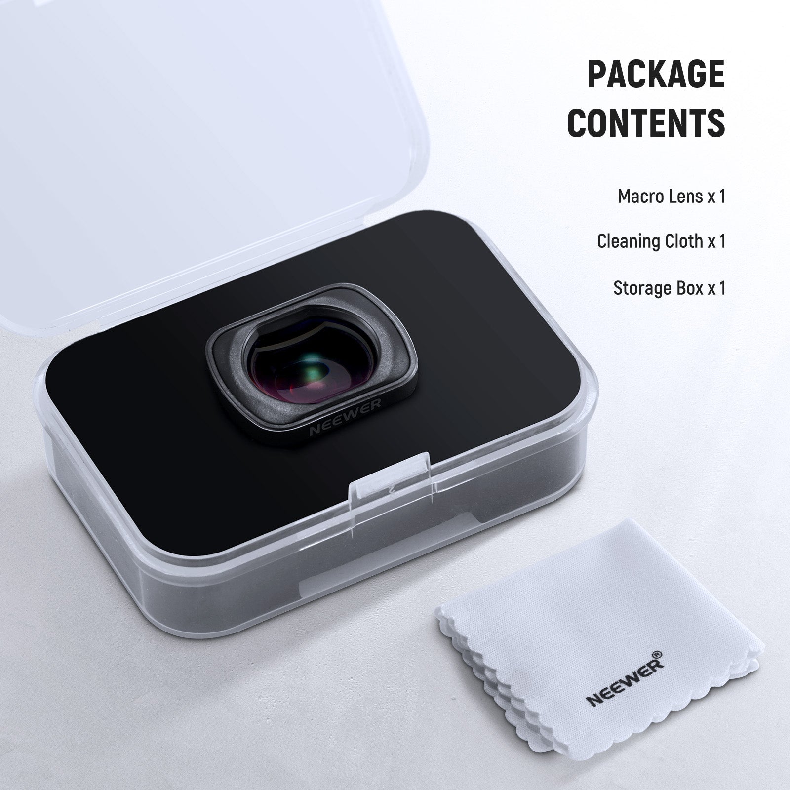 NEEWER LS 64 2x Macro Lens for DJI Osmo Pocket 3 - Professional Close-Up Photography Accessory for Stunning Macro Shots (Perfect for Product Photography, Nature Close-Ups & Travel Vlogging)