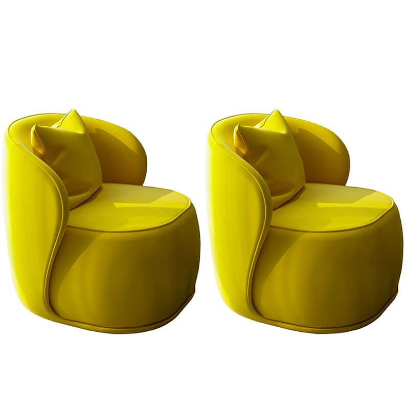 Luxury Velvet Upholstered Armless Chair 31.5