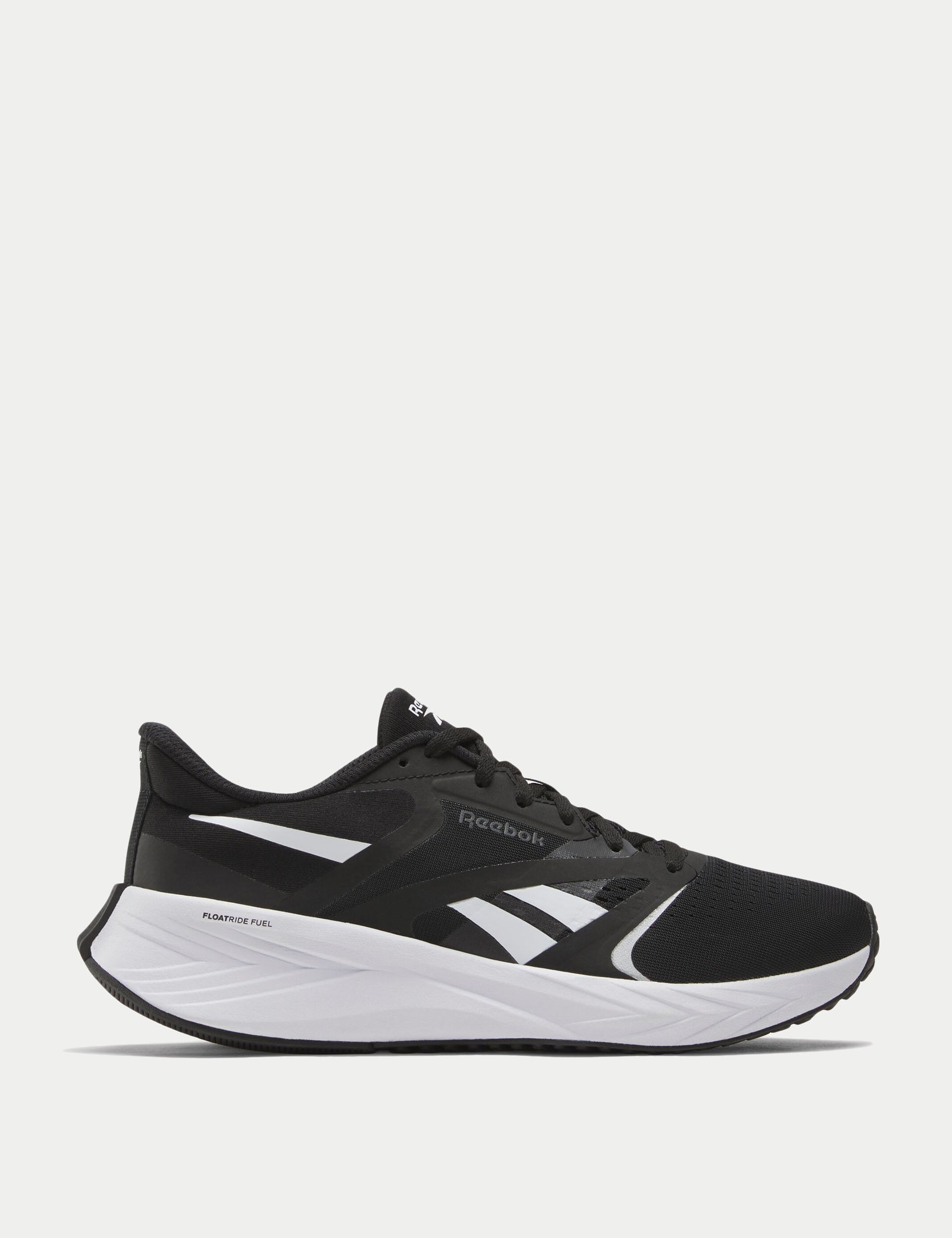 Energen Tech Plus 2 Running Shoes for Men & Women - Lightweight Breathable Athletic Sneakers with Cushioning - Black/White - Perfect for Jogging, Gym Workouts & Daily Wear