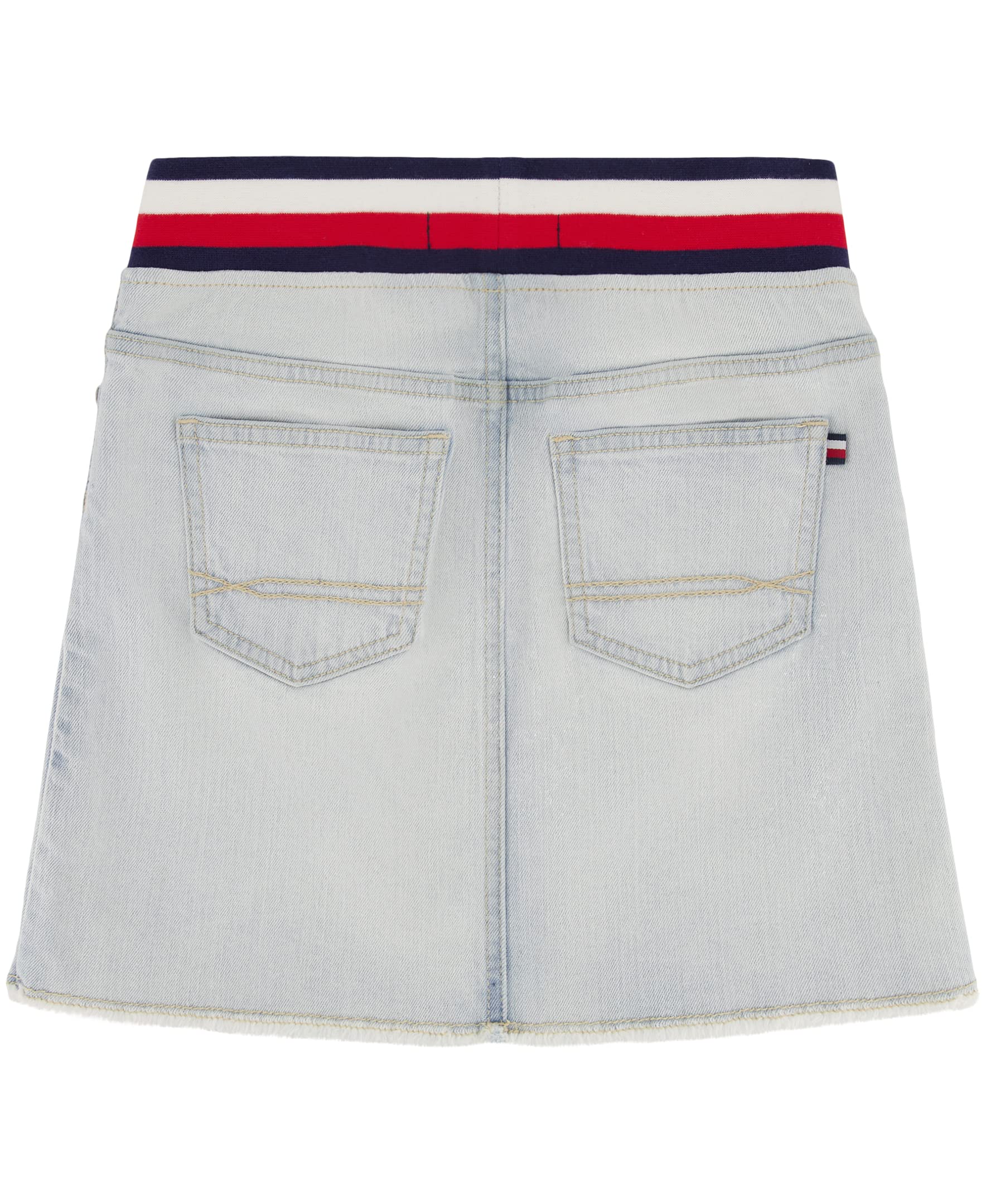 Tommy Hilfiger Girls Denim Skirt - Pull-On Style for School & Play