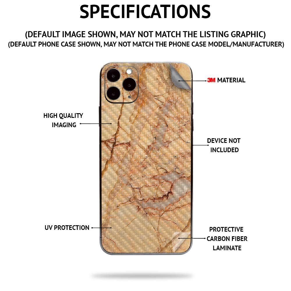 MightySkins Carbon Fiber Skin for Samsung Galaxy Fold - Durable Protective Cover for Everyday Use