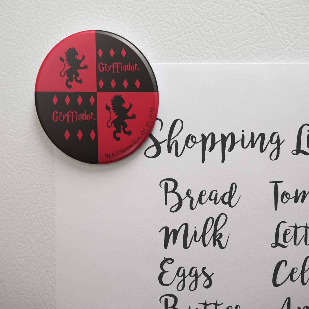 Harry Potter Gryffindor House Style Fridge Magnets - Decorative Kitchen Refrigerator Locker Buttons for Potter Fans, Home & Office Decor