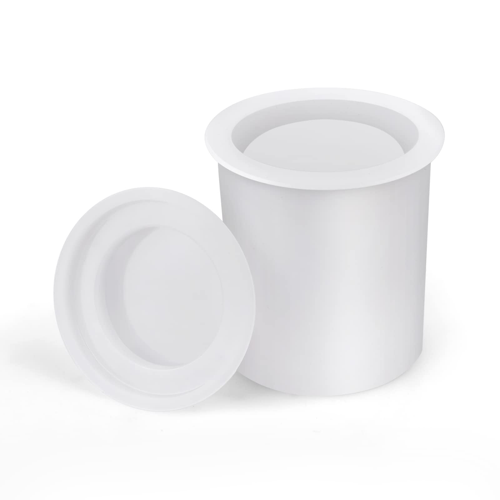 AIEX Silicone Resin Casting Molds for Candle Making - Reusable Concrete Candle Mold with Lid for DIY Wax Candles, Soap Making & Home Decor Crafts - Perfect for Wedding Centerpieces, Holiday Gifts & Aromatherapy