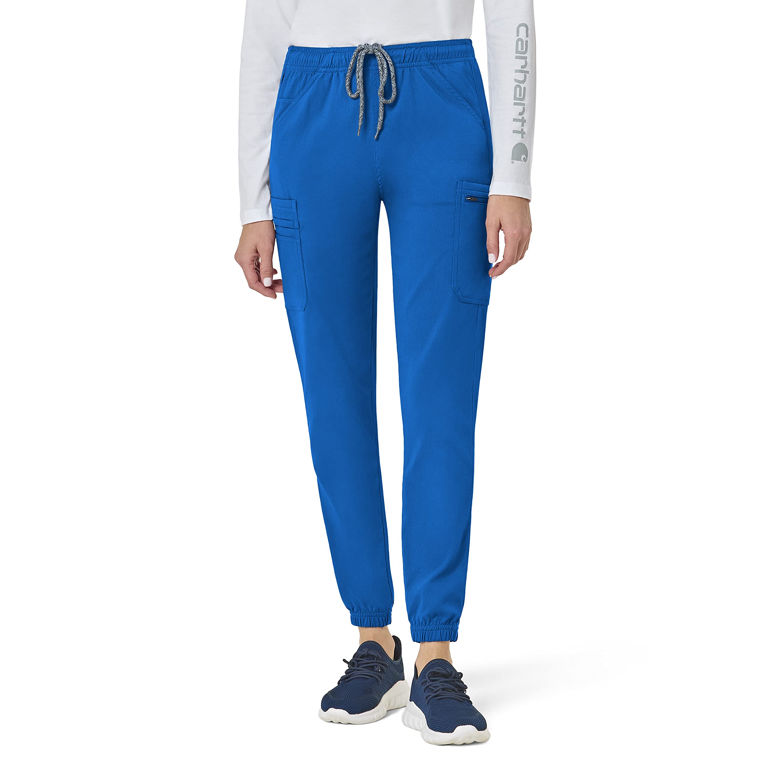 Carhartt Women's Cargo Jogger Scrub Pants - Comfortable Work Pants for Nurses, Medical Professionals & Outdoor Activities