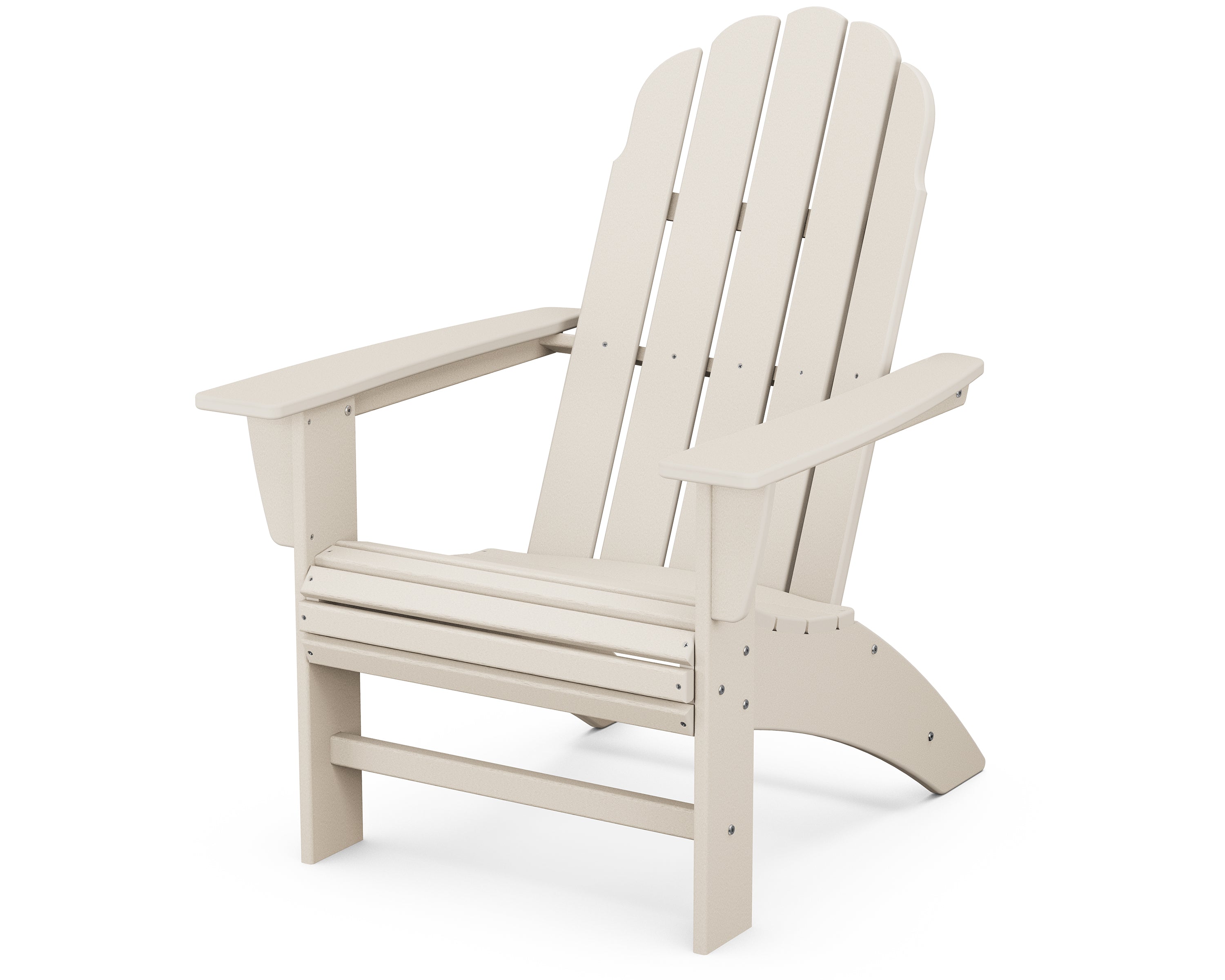 POLYWOOD Vineyard Curveback Adirondack Chair - Durable Outdoor Furniture for Patio, Poolside & Garden - Weather-Resistant Recycled Plastic Material - Perfect for Backyard Relaxation & Entertaining