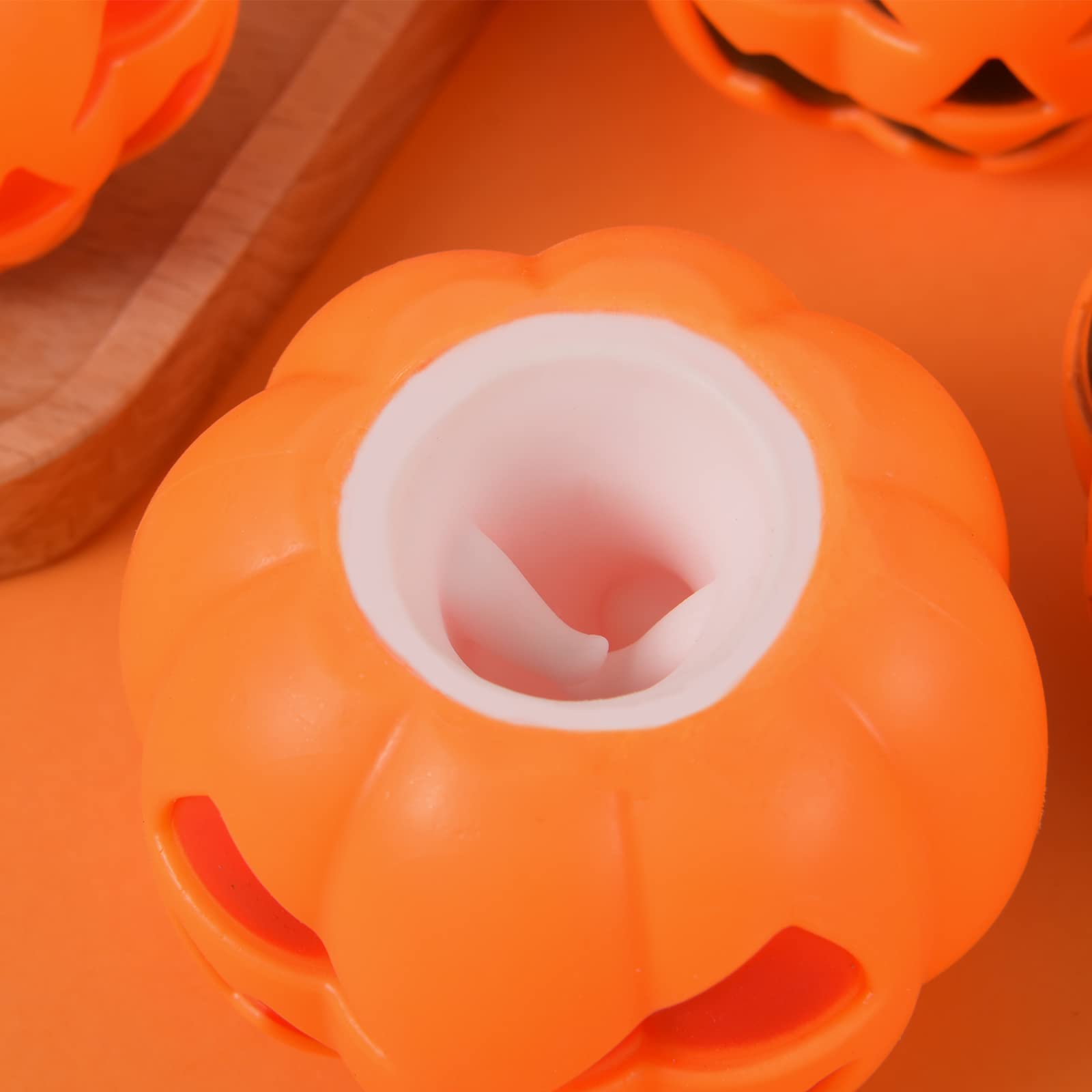 12 Pack Halloween Pumpkin Stress Relief Toys - Squeeze Sensory Fidget Balls for Kids, Ghost Party Favors & Gifts for Boys & Girls - Perfect for Halloween Parties, Classroom Prizes & Anxiety Relief
