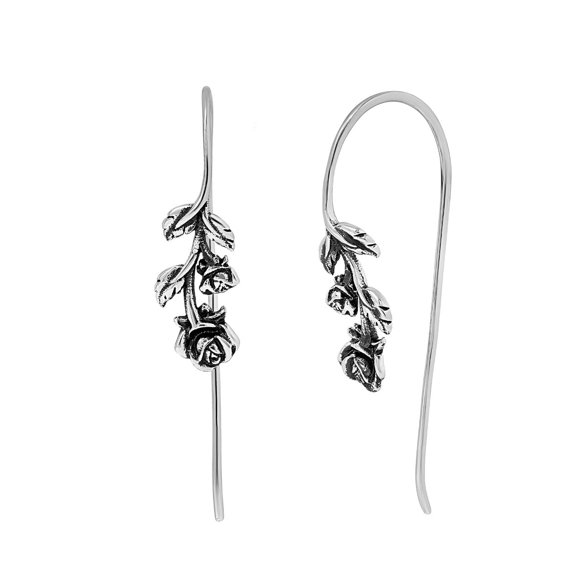 Fallen Roses Earrings - Elegant Floral Dangle Earrings for Women | Perfect for Weddings, Parties & Everyday Wear