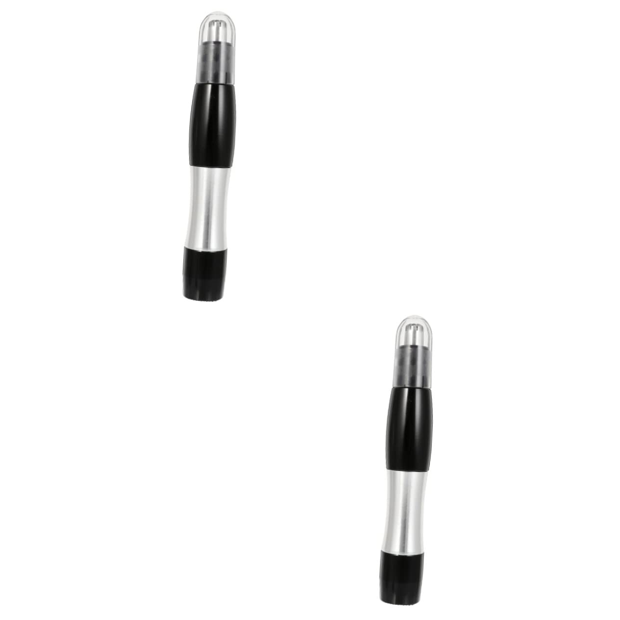 PLAFOPE 2 Pack Electric Nose & Ear Hair Trimmer for Men - Rechargeable Body Groomer, Beard & Eyebrow Shaver, Facial Hair Remover - Perfect for Travel, Gym, and Daily Grooming