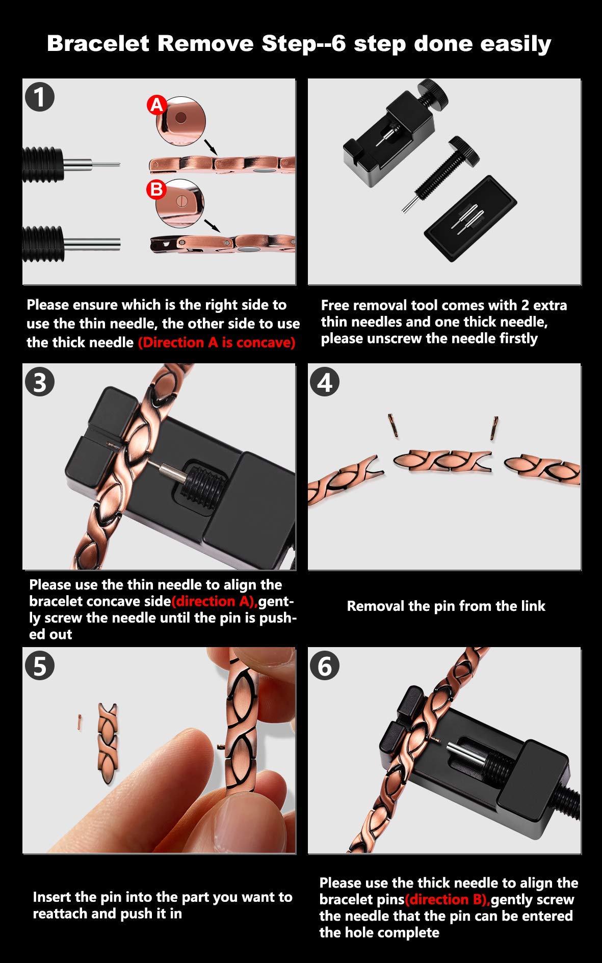 Jecanori Magnetic Therapy Bracelet for Women - Titanium Steel Adjustable Healing Bracelet for Pain Relief & Improved Circulation - Perfect for Workouts, Yoga & Daily Wear