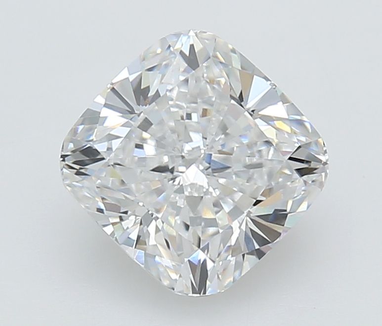 2.53 Carat D Color VVS1 Clarity Cushion Cut Lab-Grown Diamond for Engagement Rings & Fine Jewelry