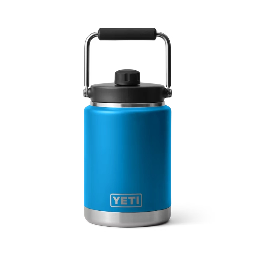 Yeti Rambler 64 oz Half Gallon Water Jug - Insulated Stainless Steel Water Bottle for Outdoor, Camping, Hiking & Gym Hydration