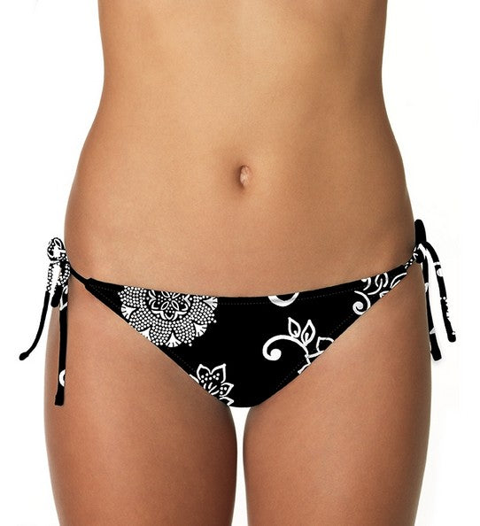 Starry Night 10B Tie Side Bikini - Sexy High Waisted Swimwear for Women, Summer Beach Vacation & Pool Party