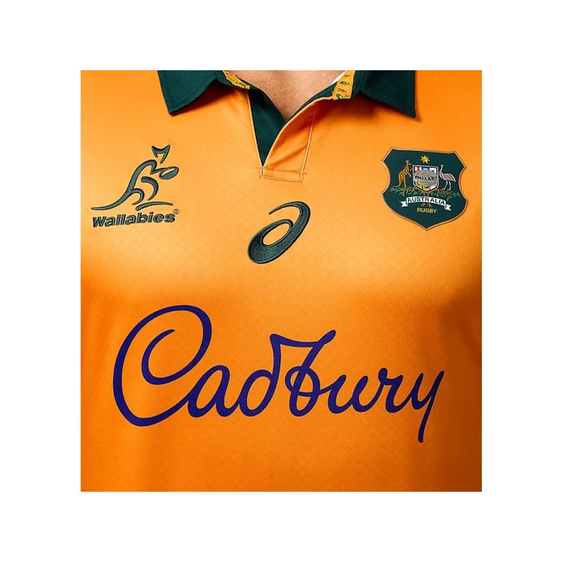 ASICS Wallabies 2025 Lions Tour Authentic Replica Jersey for Men & Women - Perfect for Rugby Games, Fan Events & Sports Enthusiasts