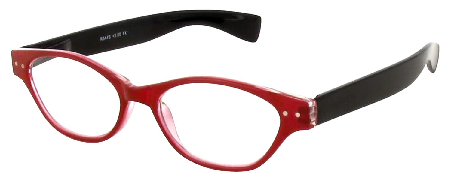 Calabria R544S Fashionable Designer Reading Glasses for Women & Men - Lightweight & Stylish Eyewear for Reading, Computer Use & Daily Activities